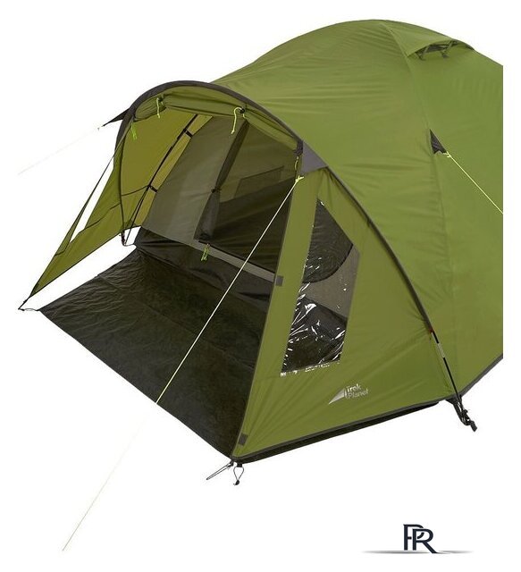 Кемпинговая палатка Trek Planet Bergamo 2 (зеленый) - Изображение №5 — Интернет-магазин ПроЗаказ