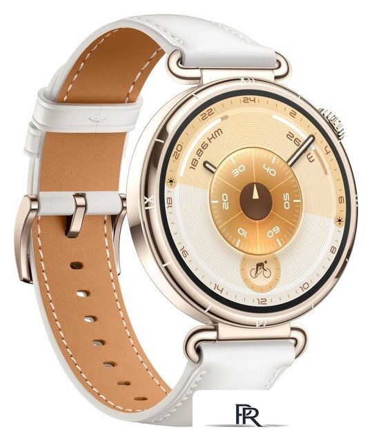 Умные часы Huawei Watch GT 6 41 мм (золотистый, с белым кожаным ремешком, международная версия) - Изображение №3 — Интернет-магазин ПроЗаказ