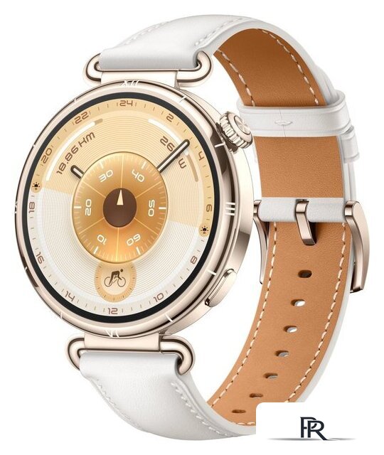 Умные часы Huawei Watch GT 6 41 мм (золотистый, с белым кожаным ремешком, международная версия) - Изображение №1 — Интернет-магазин ПроЗаказ