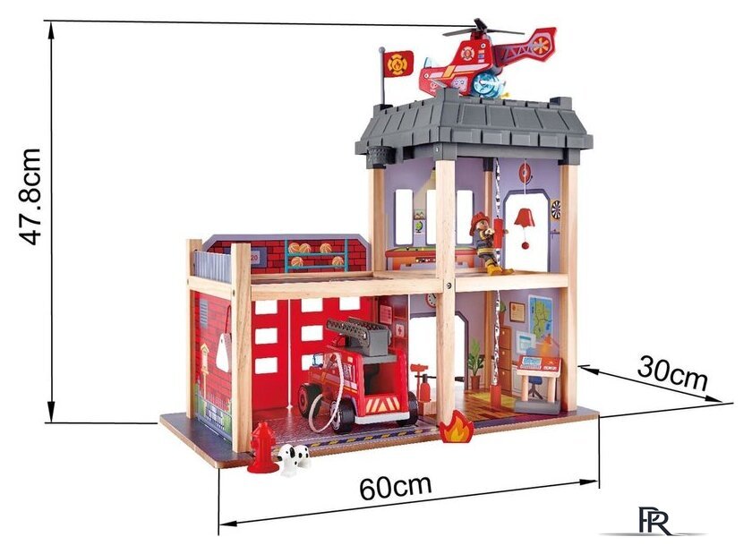 Конструктор Hape E3023 City Fire Station - Изображение №2 — Интернет-магазин ПроЗаказ