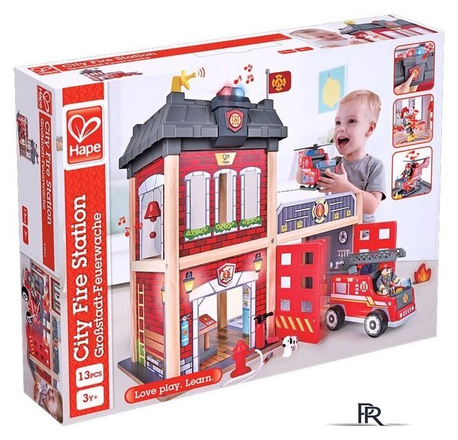 Конструктор Hape E3023 City Fire Station - Изображение №1 — Интернет-магазин ПроЗаказ