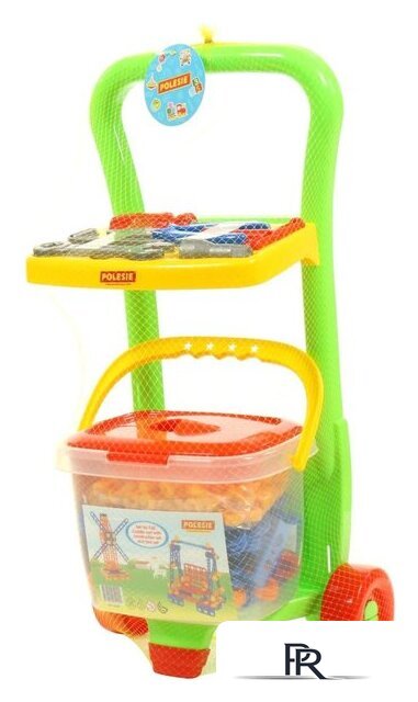 Конструктор Полесье 54401 Тележка Caddie с конструктором Изобретатель. Набор №542 - Изображение №3 — Интернет-магазин ПроЗаказ