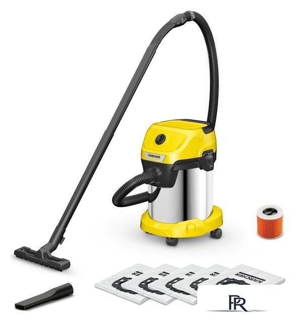 Пылесос Karcher WD 3 S V-17/4/20 + 4 FB 1.628-152.0 - Изображение №1 — Интернет-магазин ПроЗаказ