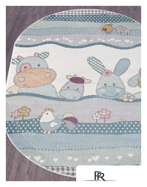 Ковер для детской Merinos Sofit 2484-OVAL-LIGHT-CREAM (2х3) - Изображение №3 — Интернет-магазин ПроЗаказ