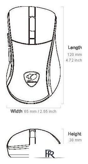 Игровая мышь Cougar Surpassion RX (черный) - Изображение №12 — Интернет-магазин ПроЗаказ