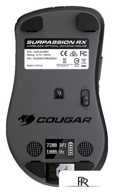 Игровая мышь Cougar Surpassion RX (черный) - Изображение №2 — Интернет-магазин ПроЗаказ