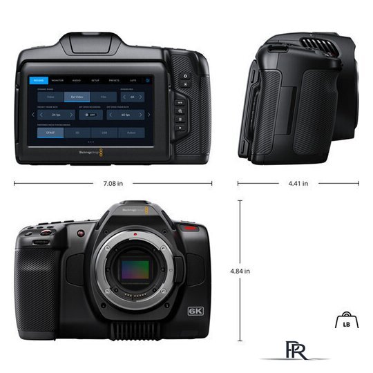 Видеокамера BlackmagicDesign Pocket Cinema Camera 6K G2 - Изображение №5 — Интернет-магазин ПроЗаказ