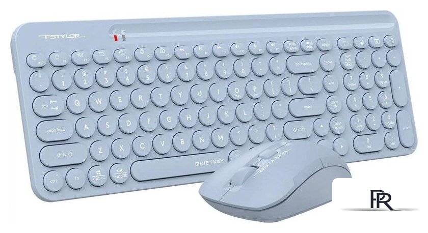 Офисный набор A4Tech Fstyler FG3300 Air2 (синий) - Изображение №3 — Интернет-магазин ПроЗаказ