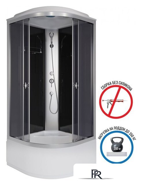 Душевая кабина Niagara Eco E80/40/TN 80x80x215 - Изображение №9 — Интернет-магазин ПроЗаказ