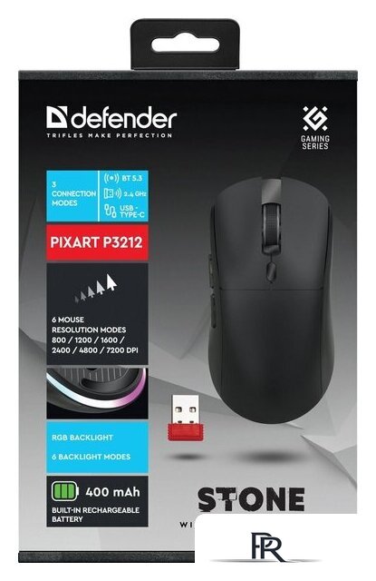 Игровая мышь Defender Stone GM-551 (черный) - Изображение №9 — Интернет-магазин ПроЗаказ