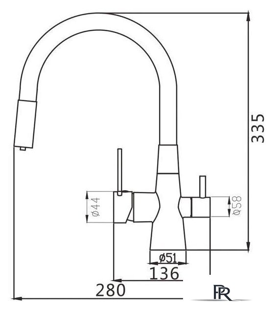 Смеситель Shevanik S668H - Изображение №2 — Интернет-магазин ПроЗаказ