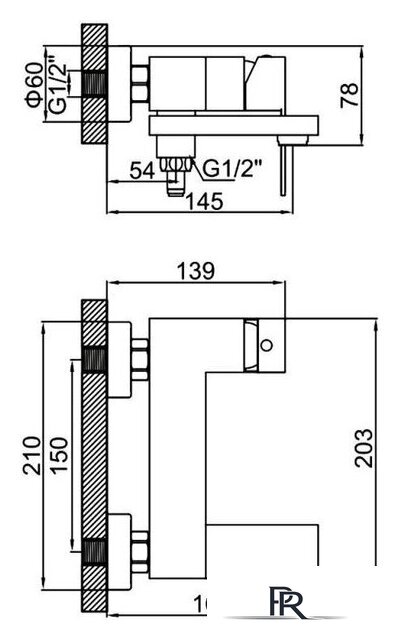 Смеситель Ledeme L73125 - Изображение №2 — Интернет-магазин ПроЗаказ