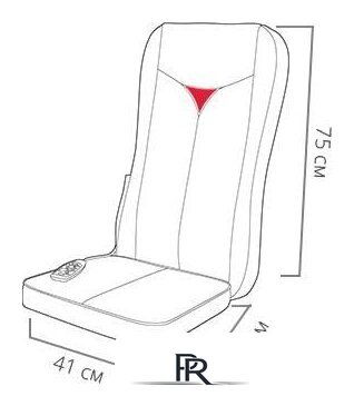 Массажная накидка на сиденье Comtek 803-1 с нефритом - Изображение №2 — Интернет-магазин ПроЗаказ