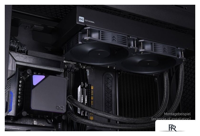 Система жидкостного охлаждения для процессора Alphacool Core Ocean T38 AIO 280 13053 - Изображение №6 — Интернет-магазин ПроЗаказ