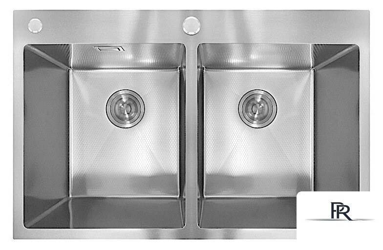 Кухонная мойка Stellar Decor S7850-2S-D (сатин) - Изображение №5 — Интернет-магазин ПроЗаказ