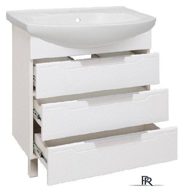  Runo Тумба с умывальником Верона 65 + Элеганс 65 (напольная) - Изображение №3 — Интернет-магазин ПроЗаказ