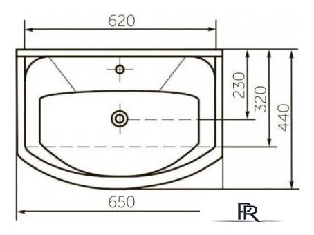  Runo Тумба с умывальником Верона 65 + Элеганс 65 (напольная) - Изображение №9 — Интернет-магазин ПроЗаказ