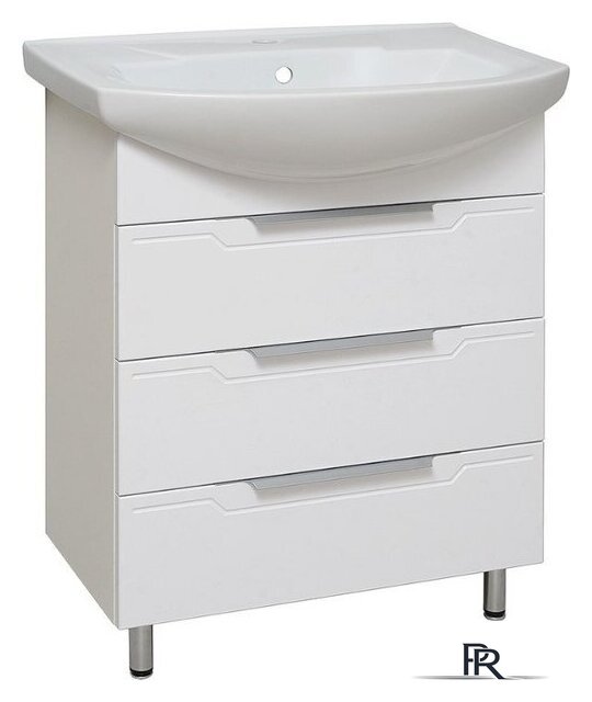  Runo Тумба с умывальником Верона 65 + Элеганс 65 (напольная) - Изображение №2 — Интернет-магазин ПроЗаказ