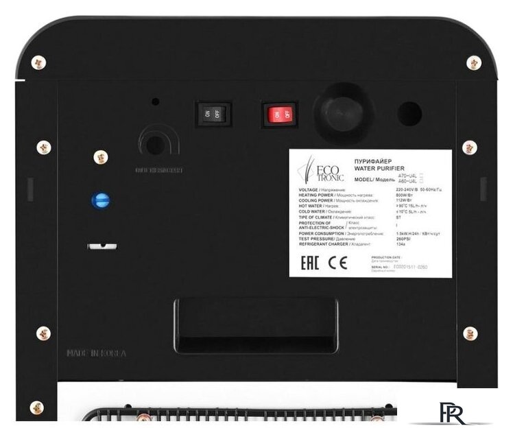 Кулер для воды Ecotronic A60-U4L (черный) - Изображение №11 — Интернет-магазин ПроЗаказ