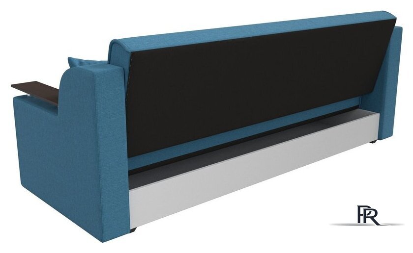 Диван Лига диванов Сенатор 121574 (рогожка Амур, голубой) - Изображение №7 — Интернет-магазин ПроЗаказ