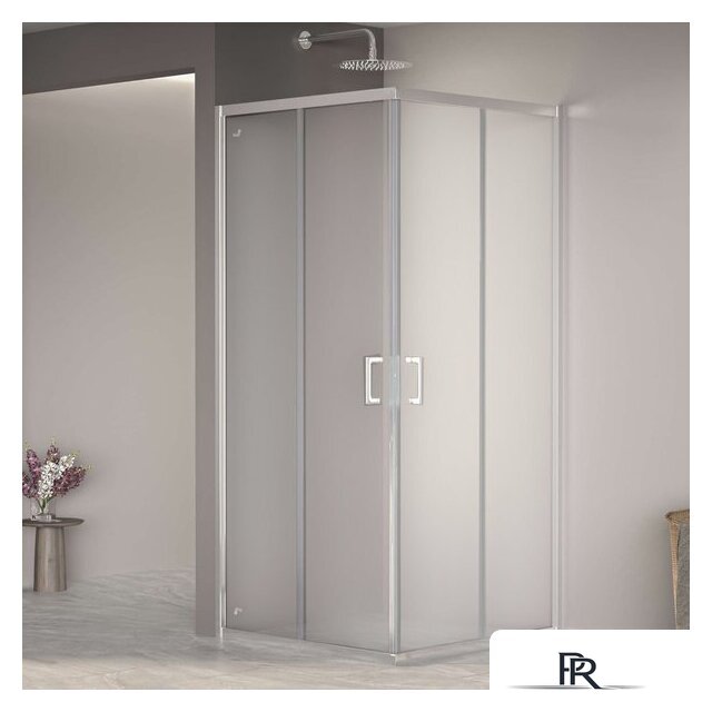 Душевой уголок RGW PA-030 3508103088-21 80x80 (хром/матовое-сатинат стекло) - Изображение №1 — Интернет-магазин ПроЗаказ