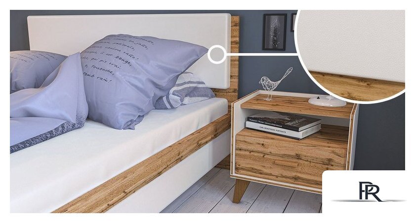 Кровать Elva Нодо NEM01K-1690/2060/1010 (01) (с ящиком и подъемным механизмом) - Изображение №5 — Интернет-магазин ПроЗаказ