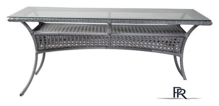 Обеденная группа Aiko Rattan Deco 5045П прямоугольный 180x90x75 (серый) - Изображение №1 — Интернет-магазин ПроЗаказ