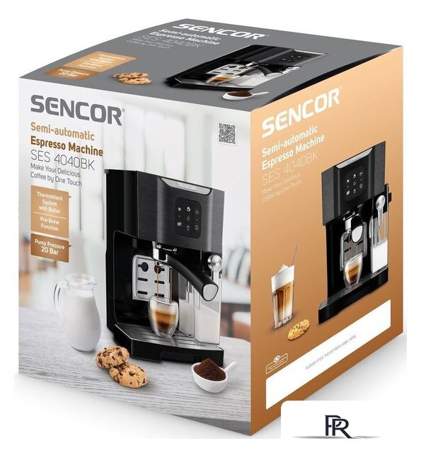 Рожковая кофеварка Sencor SES 4040BK - Изображение №12 — Интернет-магазин ПроЗаказ
