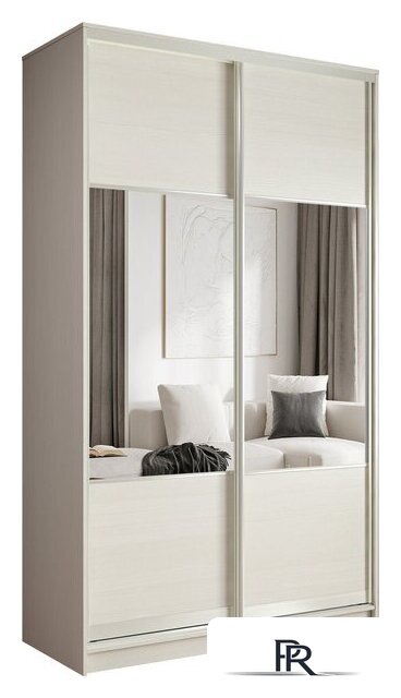 Шкаф-купе Евва 14 BBZ.01 АЭП ШК.2 02 (бодега/жемчуг зерно) - Изображение №1 — Интернет-магазин ПроЗаказ