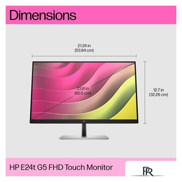Монитор HP E24t G5 6N6E6AA - Изображение №5 — Интернет-магазин ПроЗаказ