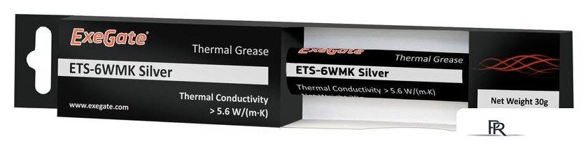 Термопаста ExeGate ETS-6WMK Silver EX282349RUS (30 г.) - Изображение №2 — Интернет-магазин ПроЗаказ