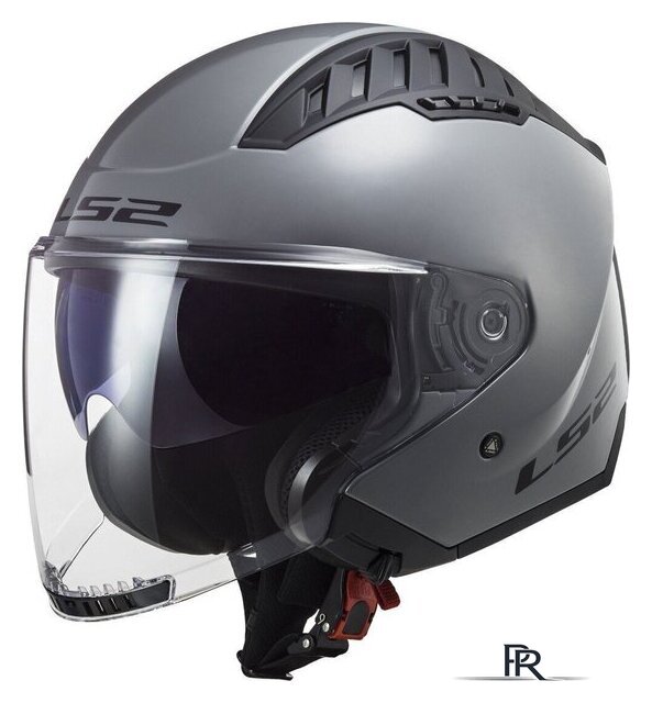 Мотошлем LS2 OF600 Copter 2 (S, серый матовый) - Изображение №5 — Интернет-магазин ПроЗаказ
