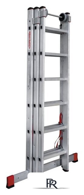 Лестница-стремянка Новая высота NV 523 трёхсекционная индустриальная 3x6 ступеней - Изображение №4 — Интернет-магазин ПроЗаказ