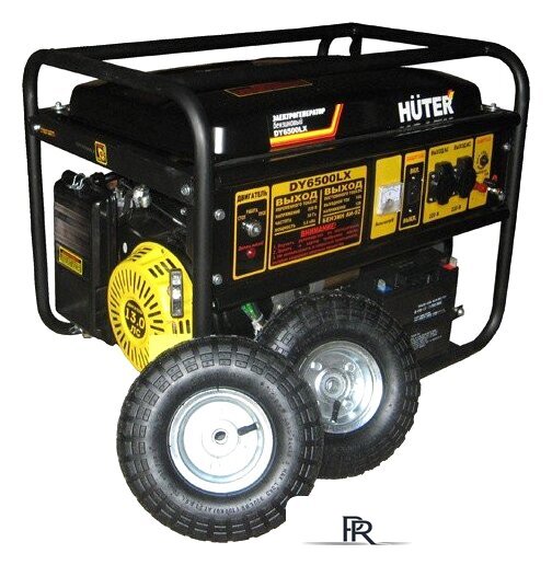Бензиновый генератор Huter DY6500LX с колесами - Изображение №1 — Интернет-магазин ПроЗаказ