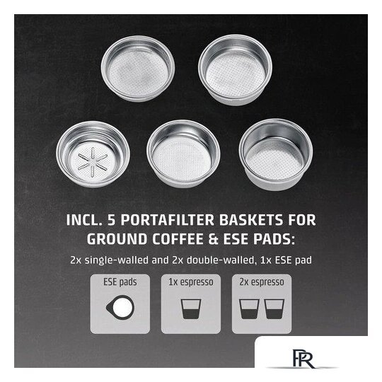 Рожковая кофеварка CASO EspressoGourmet Crema - Изображение №5 — Интернет-магазин ПроЗаказ