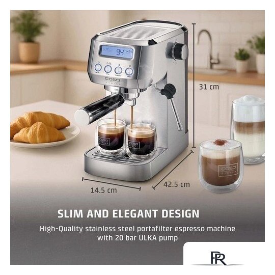 Рожковая кофеварка CASO EspressoGourmet Crema - Изображение №3 — Интернет-магазин ПроЗаказ