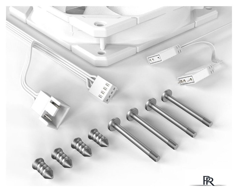 Комплект вентиляторов для корпуса ID-Cooling TF-12025-PRO-ARGB Trio White - Изображение №6 — Интернет-магазин ПроЗаказ