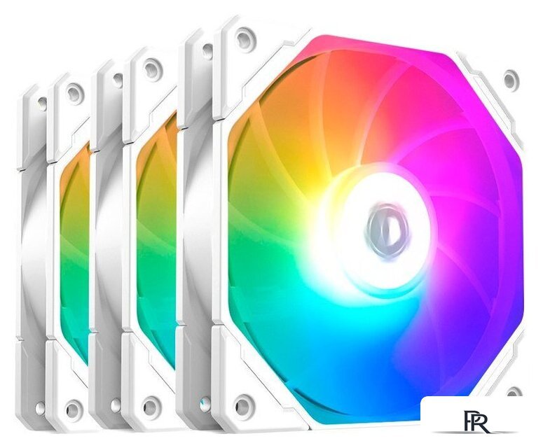 Комплект вентиляторов для корпуса ID-Cooling TF-12025-PRO-ARGB Trio White - Изображение №1 — Интернет-магазин ПроЗаказ