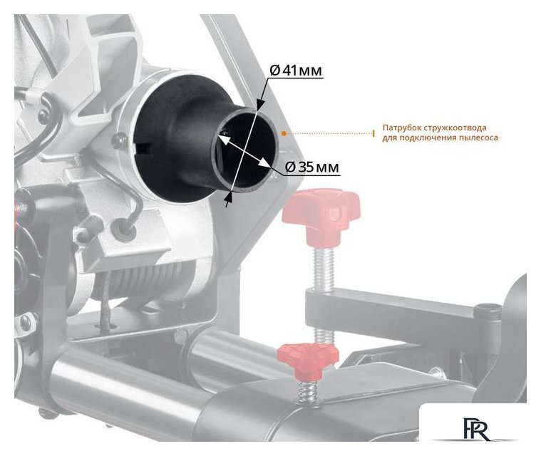 Торцовочная пила Зубр ЗПТ-305-1800 ПЛ - Изображение №7 — Интернет-магазин ПроЗаказ