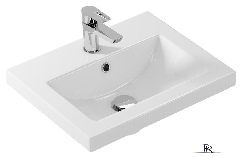 Умывальник Cersanit Como 50 S-UM-COM50/1-w + 63020 - Изображение №3 — Интернет-магазин ПроЗаказ