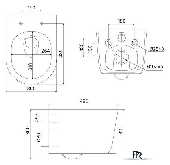Унитаз подвесной IDDIS Slide SLIRDSEi25 - Изображение №12 — Интернет-магазин ПроЗаказ