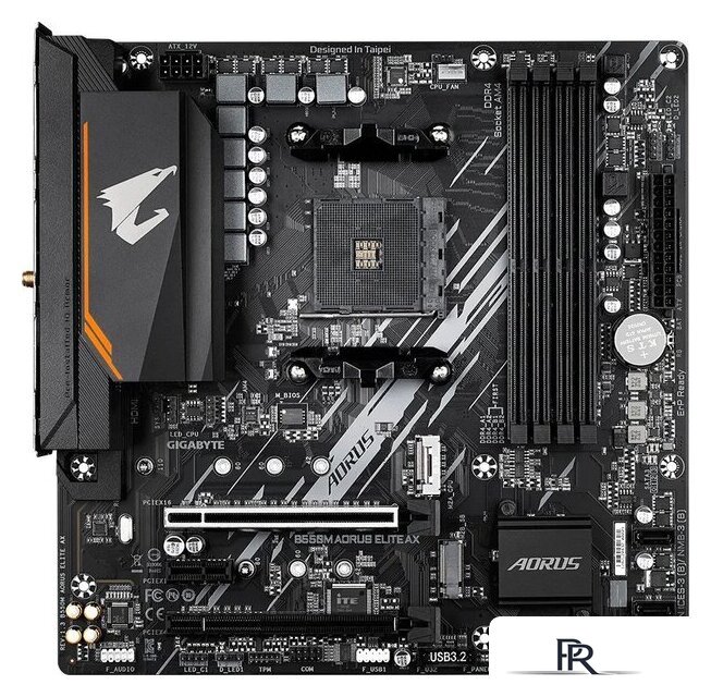 Материнская плата Gigabyte B550M Aorus Elite AX (rev. 1.3) - Изображение №1 — Интернет-магазин ПроЗаказ