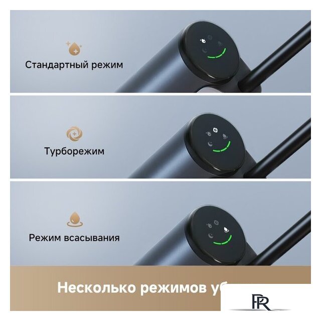 Вертикальный моющий пылесос Dreame G10 Wet and Dry Vacuum HHR12A (евровилка, черный) - Изображение №6 — Интернет-магазин ПроЗаказ