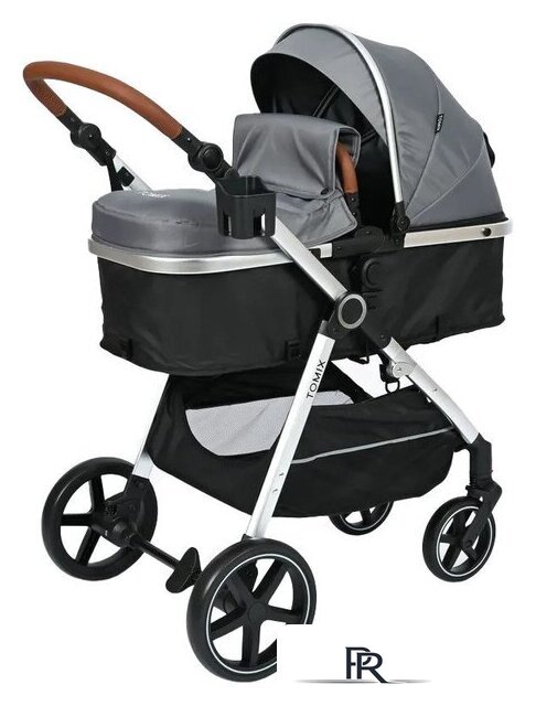 Универсальная коляска Tomix Sunny 619C (3 в 1, grey) - Изображение №1 — Интернет-магазин ПроЗаказ