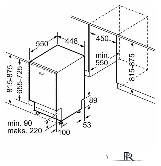 Встраиваемая посудомоечная машина Bosch Serie 4 SPV4HMX10E - Изображение №9 — Интернет-магазин ПроЗаказ