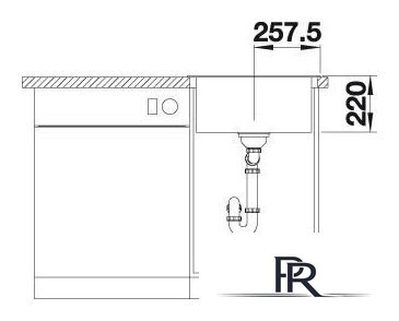 Кухонная мойка Blanco Pleon 5 525952 (черный) - Изображение №5 — Интернет-магазин ПроЗаказ
