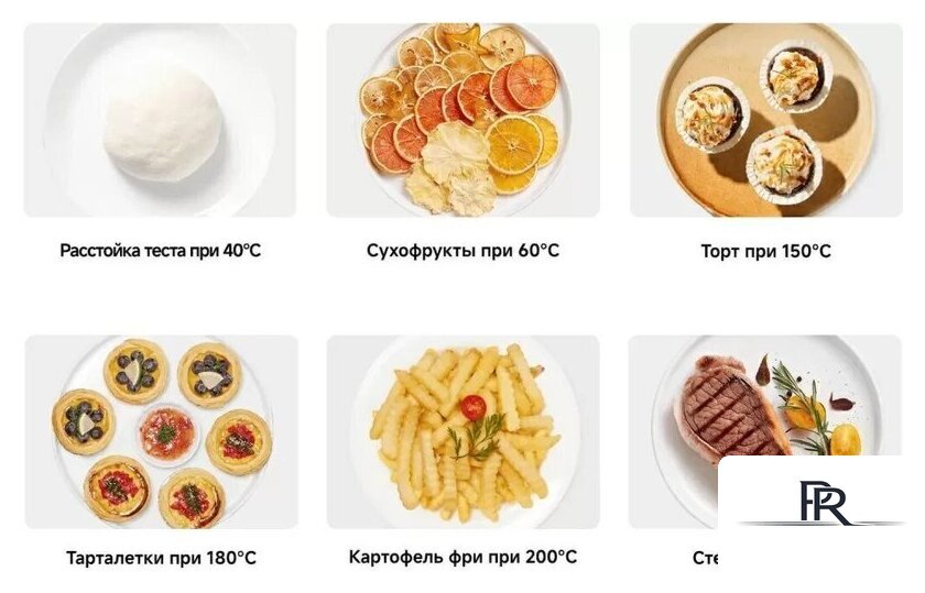 Аэрогриль (аэрофритюрница) Xiaomi Smart Double Stack Air Fryer 12L MAF-DS1201 (евровилка, черный) - Изображение №9 — Интернет-магазин ПроЗаказ