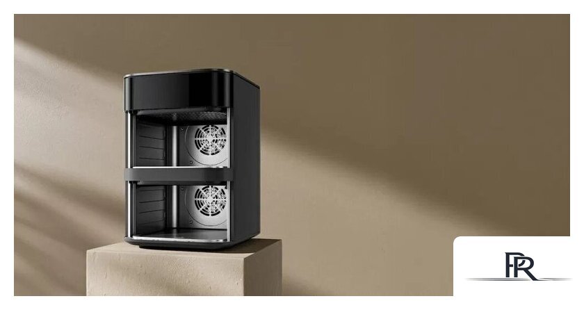 Аэрогриль (аэрофритюрница) Xiaomi Smart Double Stack Air Fryer 12L MAF-DS1201 (евровилка, черный) - Изображение №5 — Интернет-магазин ПроЗаказ