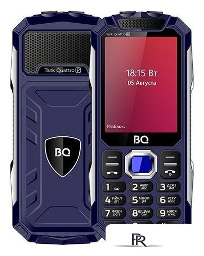 Кнопочный телефон BQ BQ-2817 Tank Quattro Power (синий) - Изображение №1 — Интернет-магазин ПроЗаказ