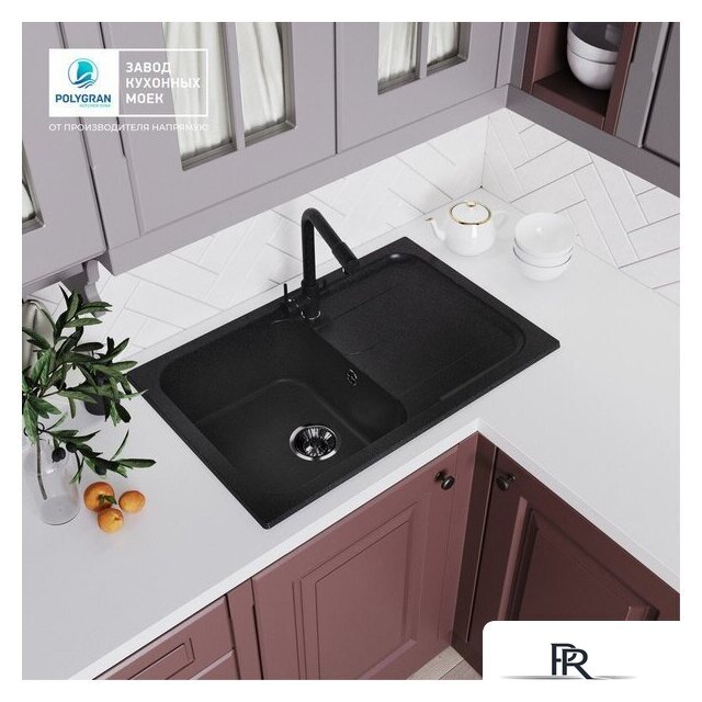 Кухонная мойка Polygran Alto 780 (черный) - Изображение №14 — Интернет-магазин ПроЗаказ